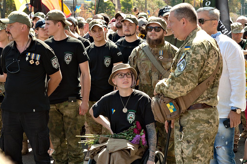 Медики батальйону разом з Яною Зінкевич на Марші захисників України, 24 серпня 2019 року