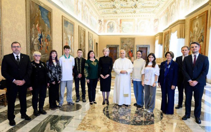 Папа Римський Лев XIV прийняв групу українських дітей, яких вдалося повернути з російської окупації