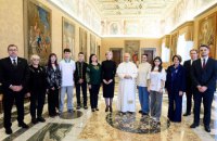 Папа Римський Лев XIV прийняв групу українських дітей, яких вдалося повернути з російської окупації