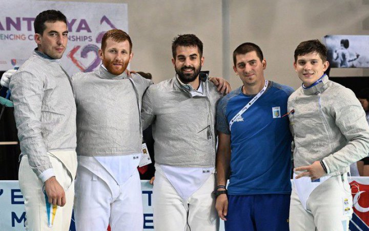 Квартет українських шаблістів завоював "срібло" чемпіонату Європи