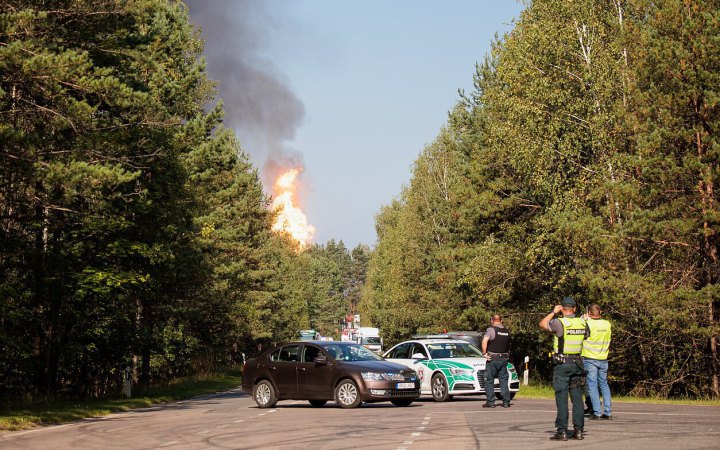 У Литві вибухнули цистерни зі скрапленим газом