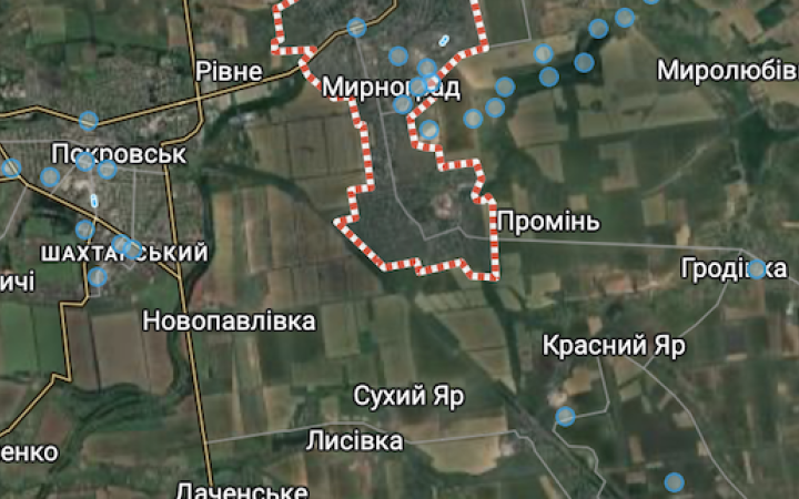 Угруповання військ "Схід" заперечило проникнення окупантів до Мирнограда