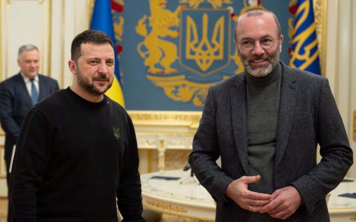 Зеленський зустрівся із президентом Європейської народної партії, який прибув в Україну