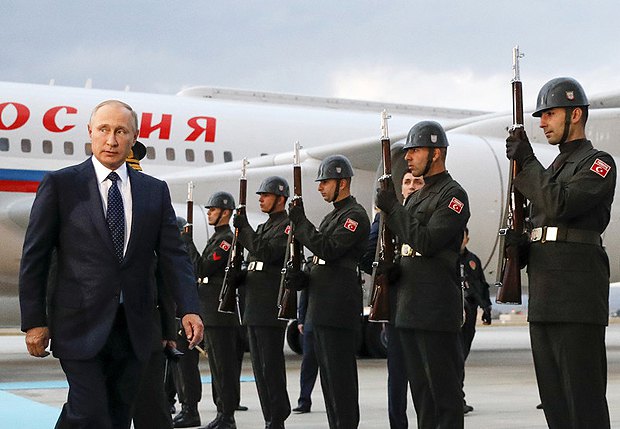 Путин прибывает с визитом в Турцию, 28 сентября 2017
