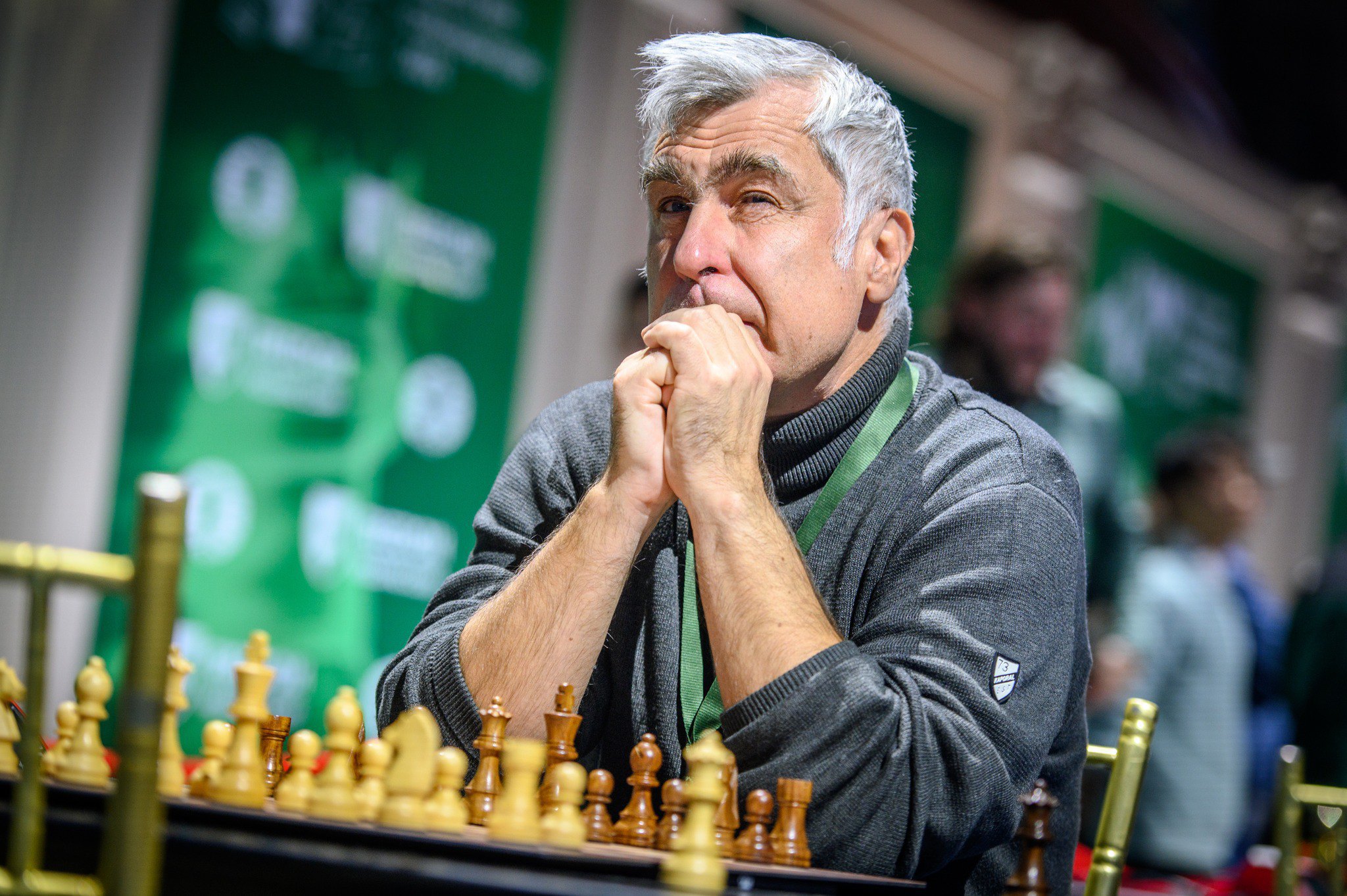 Василь Іванчук під час шахової партії