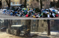 Из Львова начали вывозить мусор