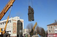 В Днепродзержинске демонтировали памятник Дзержинскому
