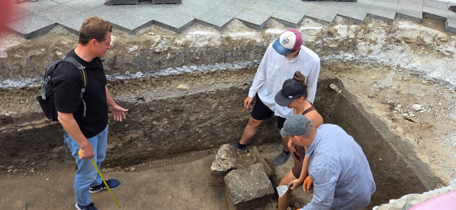 Під час розкопок