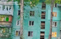 Внаслідок російської атаки по Запоріжжю у двох будинках вибиті вікна