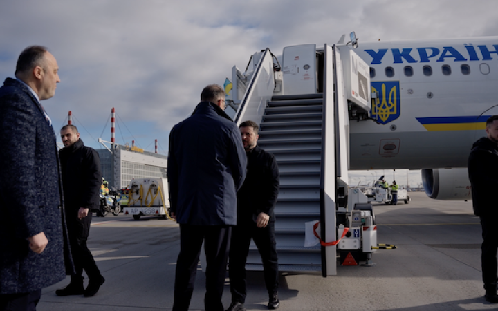 Зеленський прибув до Німеччини і окреслив плани на Мюнхенську безпекову конференцію