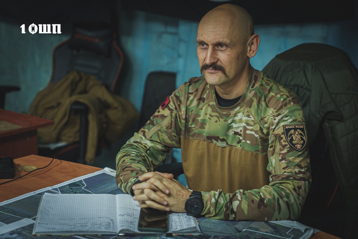 Командир 1 ОШП Дмитро «Перун» Філатов