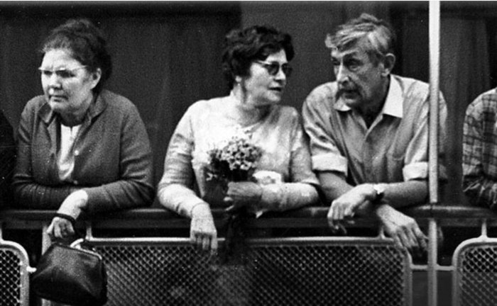 Віктор Некрасов з дружиною