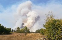 У Чорнобильській зоні продовжують гасити пожежу на 14 гектарах лісу
