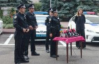 В Киеве состоялся первый выпуск патрульных полицейских