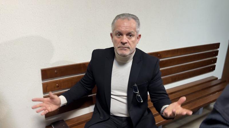 Плахотнюк під час судового засідання.
