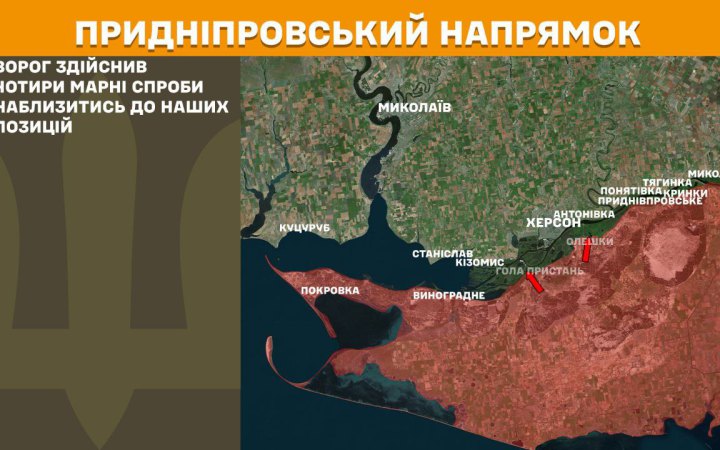 Волошин: російські війська активізувалися на острові Білогрудий на Херсонщині