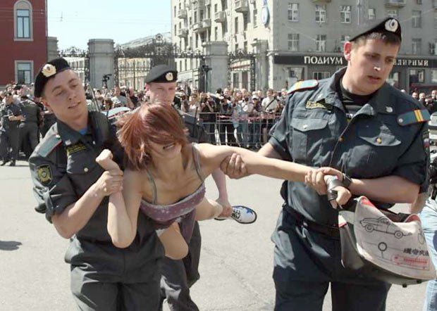 Так выглядел гей-парад в Москве