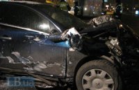 В Киеве в ДТП попал автомобиль с дипномерами 
