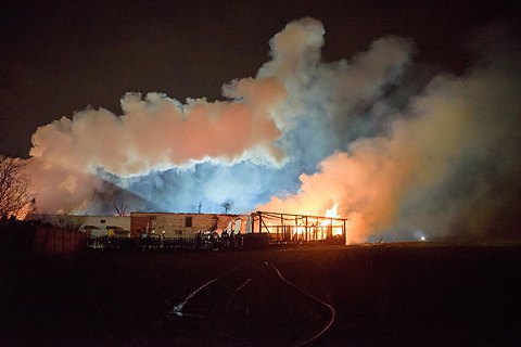 В Польше из-за взрыва на газопроводе загорелись ближайшие дома