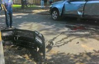 В Черкассах взорвали Audi вместе с водителем