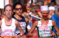Победительница марафона на чемпионате Европы белоруска Мазуренок бежала с окровавленным лицом (обновлено)