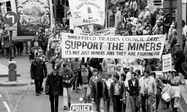 Британські шахтарі вимагають державної підтримки, 1985 р.
