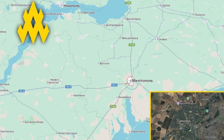 АТЕШ: в окупованому Мелітополі спостерігається скупчення живої сили ЗС РФ 