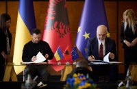 Зеленський та Еді Рама підписали договір про дружбу та співробітництво між Україною та Албанією