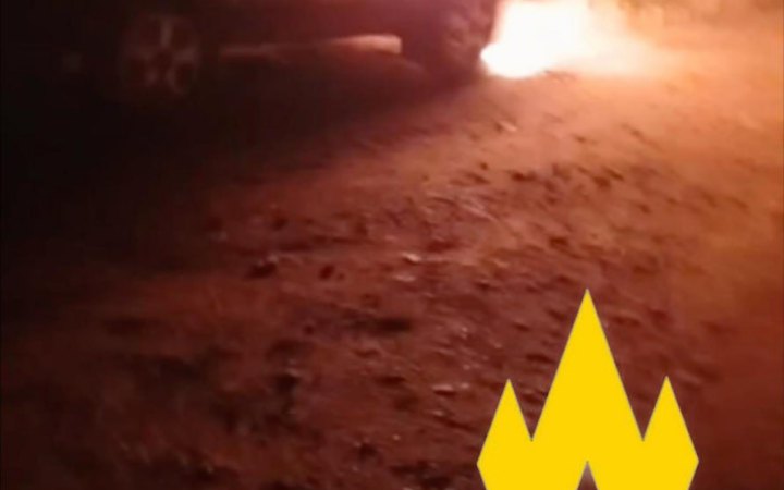 Партизани "АТЕШ" знищили авто "Ахмата" в окупованому Маріуполі