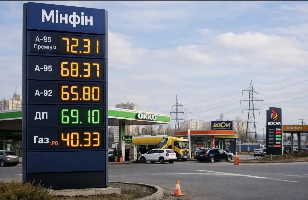 Ціни на пальне на заправці