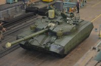 Завод имени Малышева изготовил новый танк "Оплот", который будет участвовать в параде ко Дню Независимости 