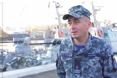 Капитан бронекатера "Никополь" Небылица заявил на допросе, что является военнопленным