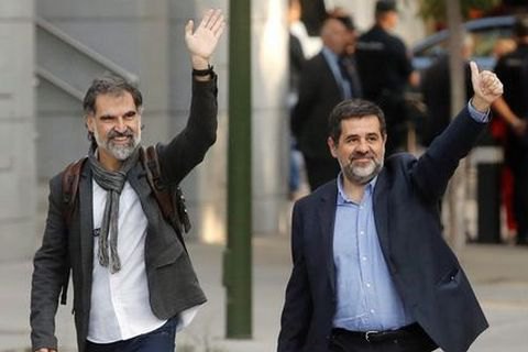 Испания арестовала двух лидеров каталонских сепаратистов