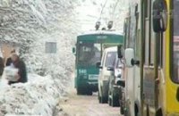 Снегопады во Львове оставили город без воды