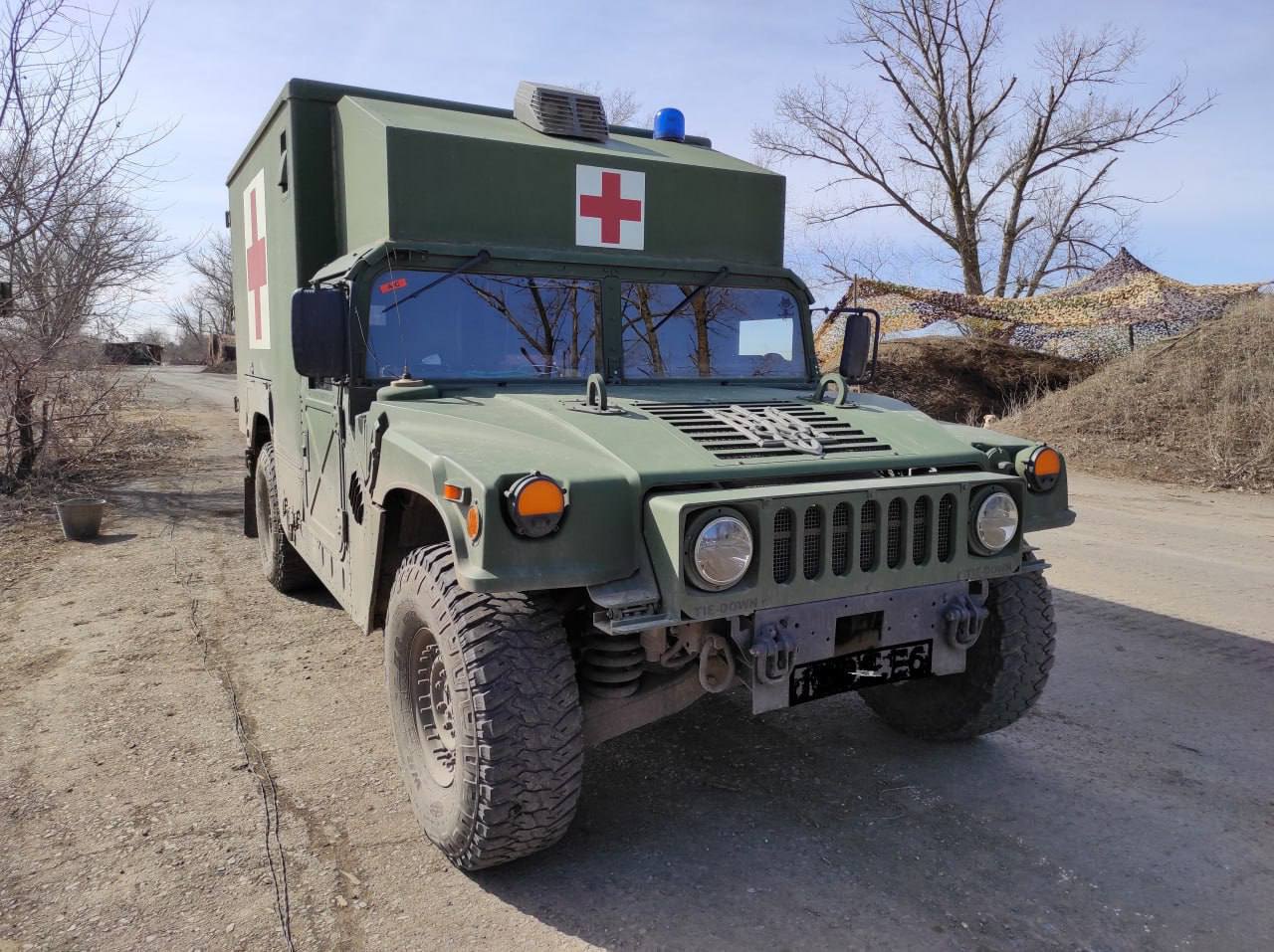  Oleksandr Bondarenko's evacuation vehicle