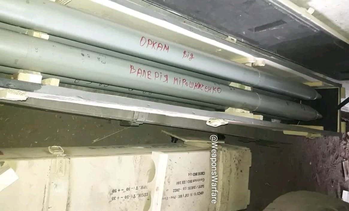 Western S-8 unguided air-to-ground missiles in service with the Ukrainian Armed Forces.