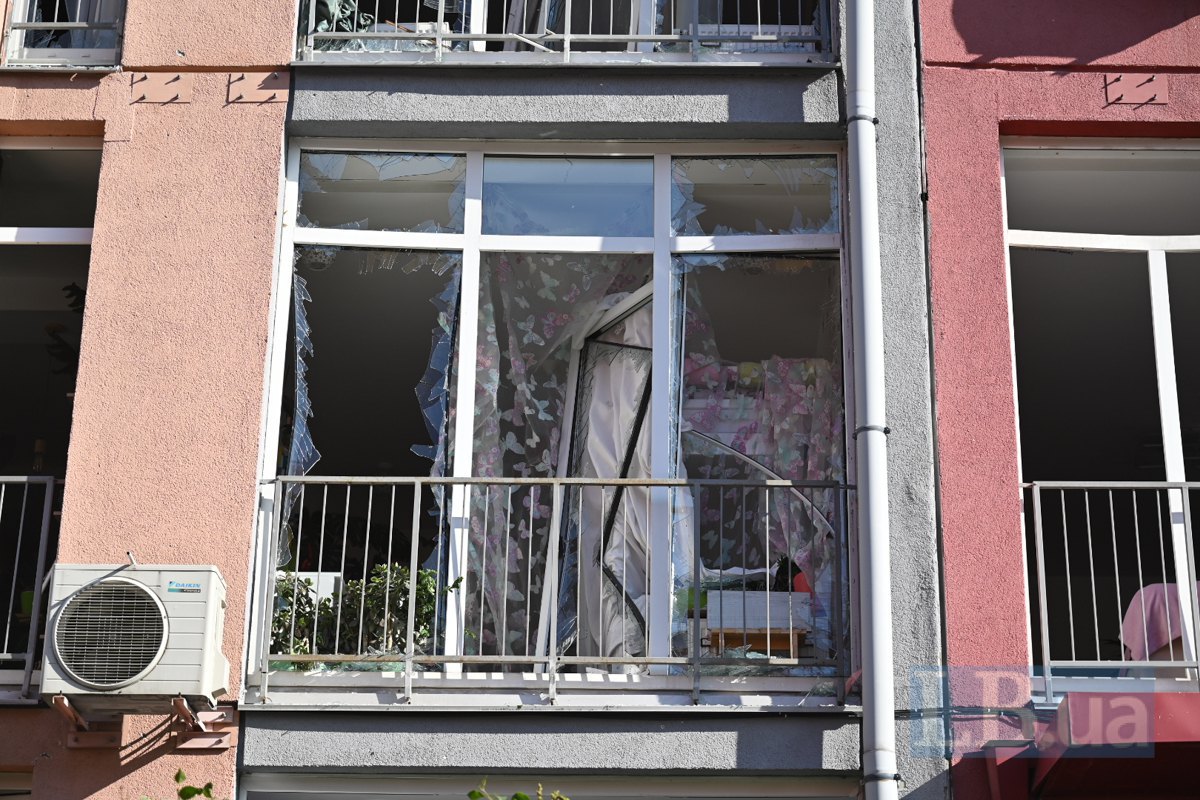 Consequences of the attack on Kyiv in the Dniprovskyy district