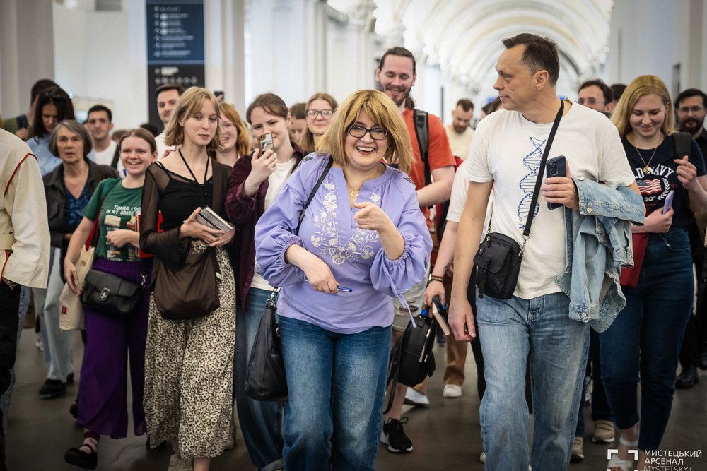 Oksana Zabuzhko at the Book Arsenal on 31 May, 2025