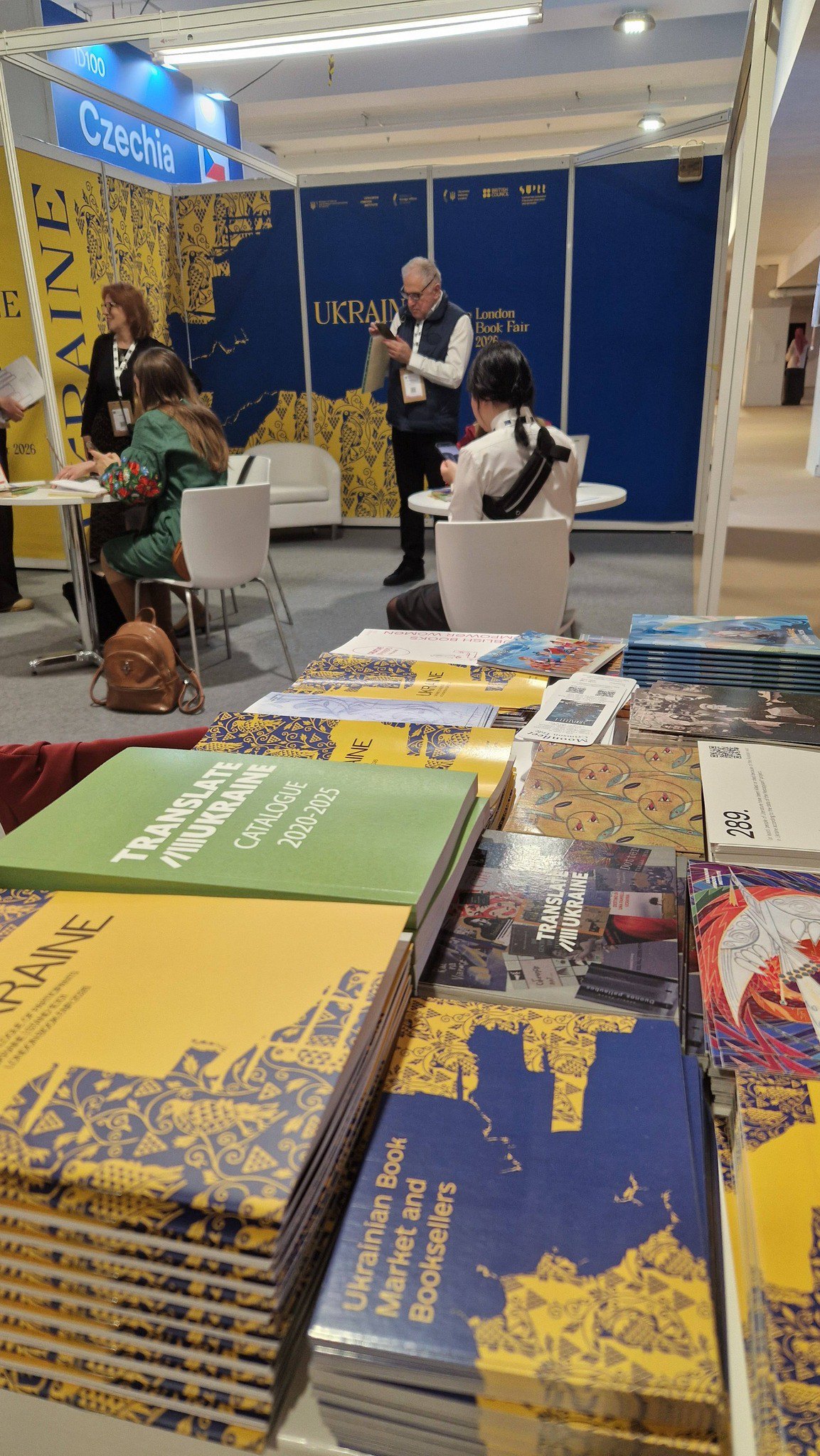 Ukrainian stand at the London Book Fair