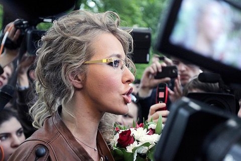 Russia's Sobchak says requested Ukraine permission to visit Crimea