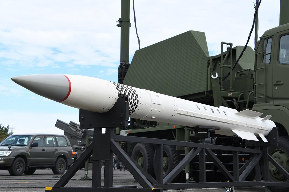 PAC-3 MSE anti-aircraft missile from the Patriot system