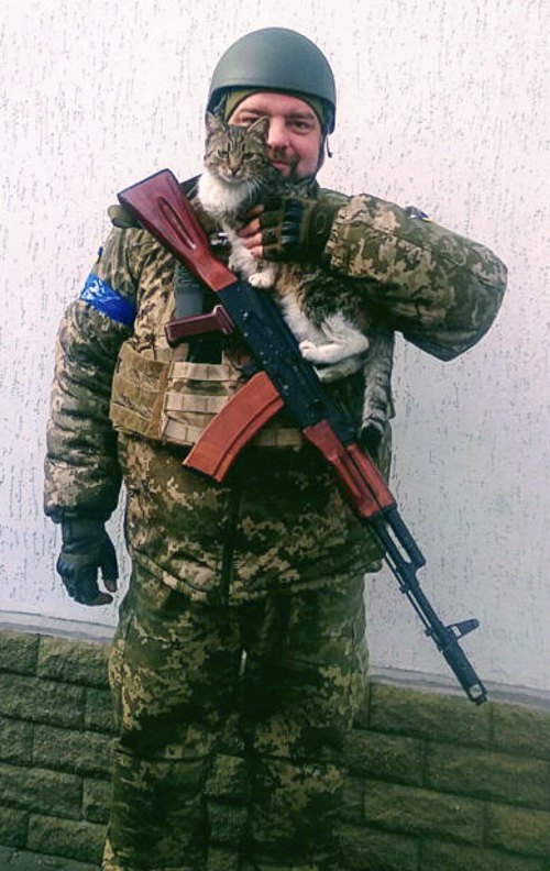 Maksym Butkevych in the ranks of the Armed Forces of Ukraine, 30 March, 2022.