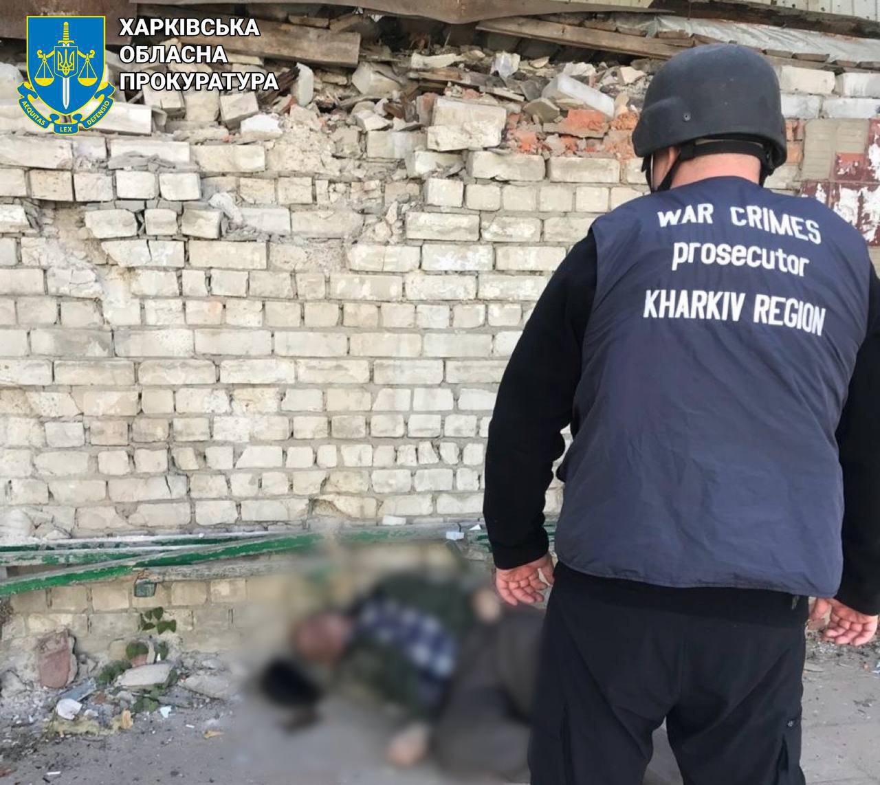 Killed man in Kupyansk 