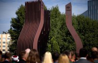 Memorial to commemorate tragedy of Crimean Tatars unveiled in Kyiv on site of former Chekists' park