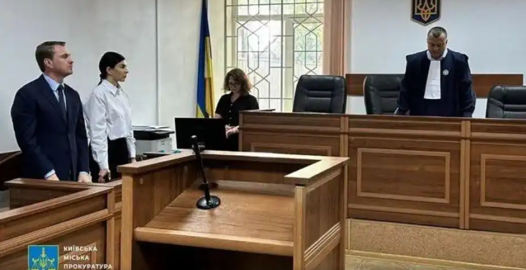Prosecutor General at a court hearing on the selection of a preventive measure for a prosecutor's office employee who caused a fatal traffic accident