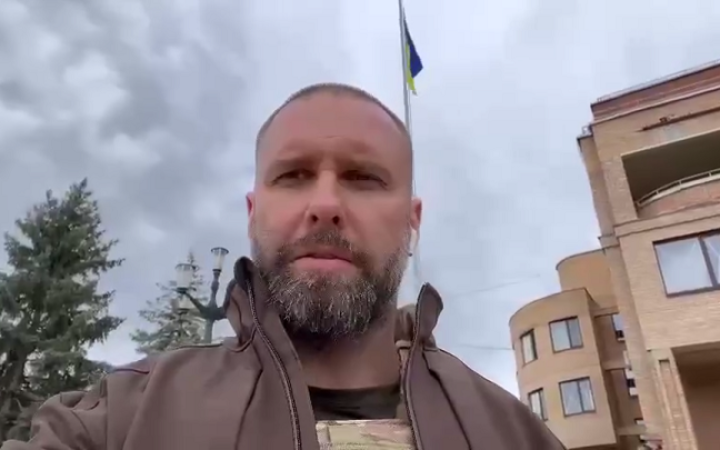 Ukrainian flag officially hoisted in Balakliya – governor