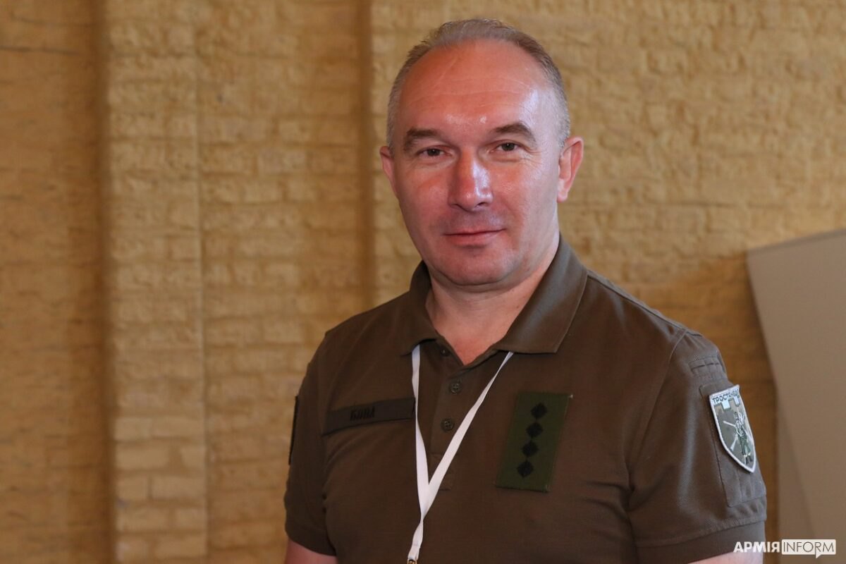 Mayor of Trostyanets Yuriy Bova