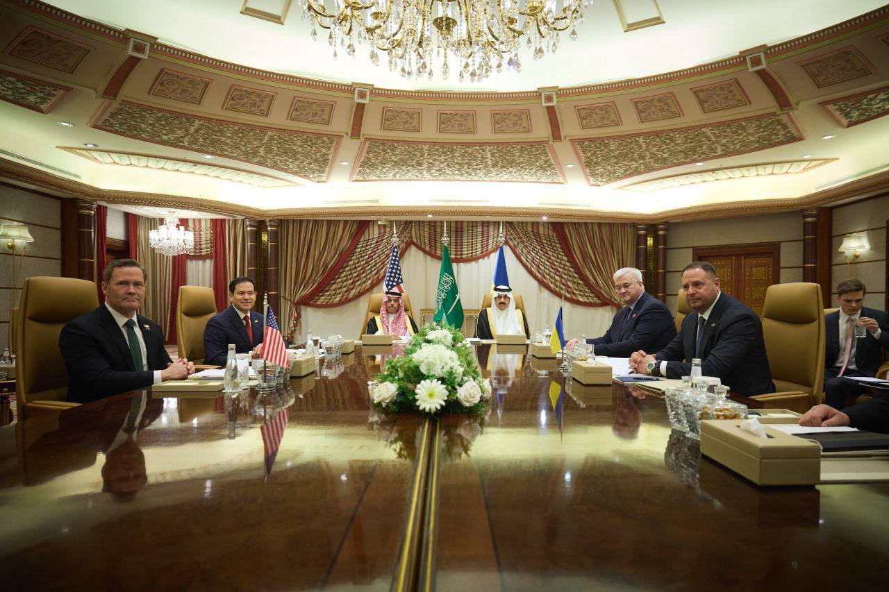 Meeting of Ukrainian and US delegations in Saudi Arabia.