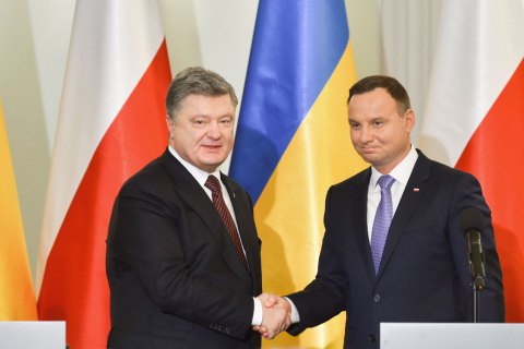 Poroshenko, Duda condemn EU decision on OPAL pipeline