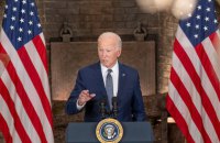 Biden calls blocking consideration of aid to Ukraine "political blackmail"